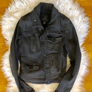 SOLD - GUESS LA Denim Biker Jacket NWT